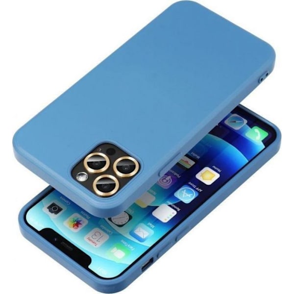 Mobiltelefonkåpa - bumpertelefon Noname CASE Forcell SILICONE LITE för IPHONE 13 PRO CASE blå