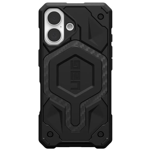 Coque för iPhone 16 - UAG - Monarch Pro - Optimal skydd - Elegant design - Svart