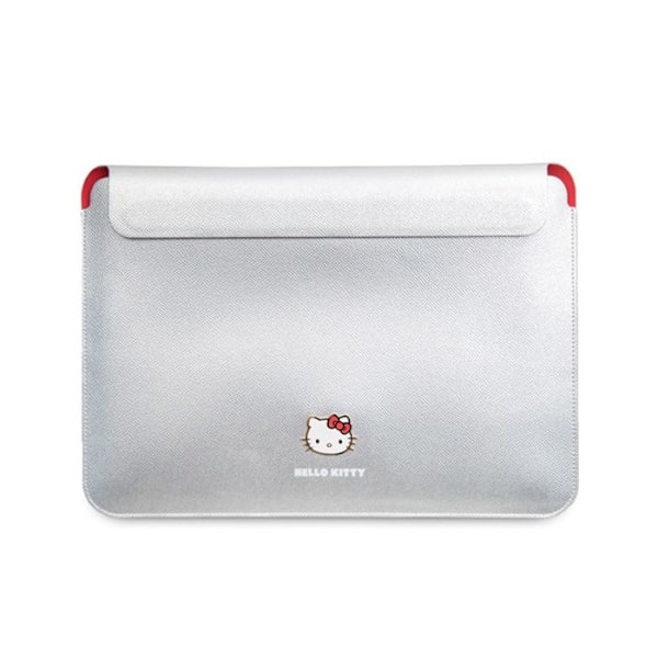 Hello Kitty PU Metallogotypärmskydd - Fodral för bärbar dator 13" / 14" (silver)
