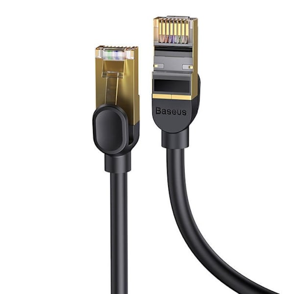 Nätverkskabel - BASEUS - WKJS010201 - CAT7 - 10 Gbps - 1,5 m Svart