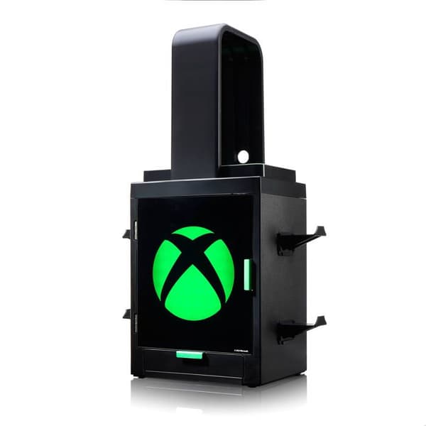 Spelskåp - NUMSKULL - Xbox Light Locker - LED - Controllerstöd - Svart Svart