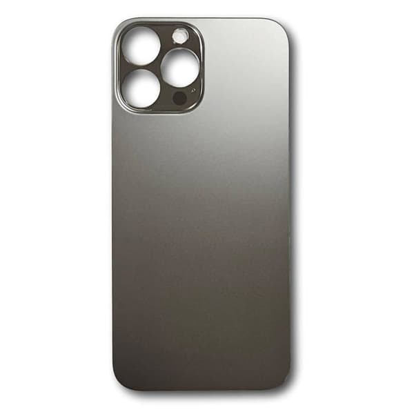 Smartex Bakglas kompatibelt med iPhone 13 Pro Max - Ersättningsglas i rymdgrå (svart) Rymdgrå