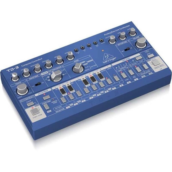 Ljudgränssnitt - midi Behringer TD-3-BU - linii bassowej synthesizer