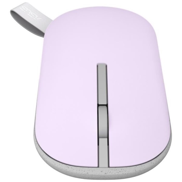 Trådlös mus - ASUS trådlös mus MD100 - Ambidextrous - Färg Lilac Mist + Brave Green