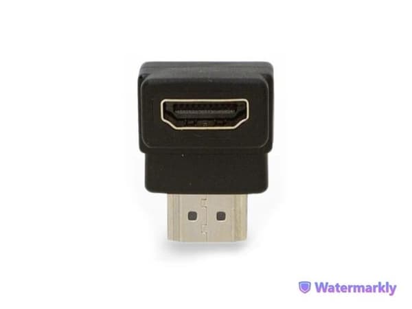 MediaRange High Speed HDMI hörnadapter, svart