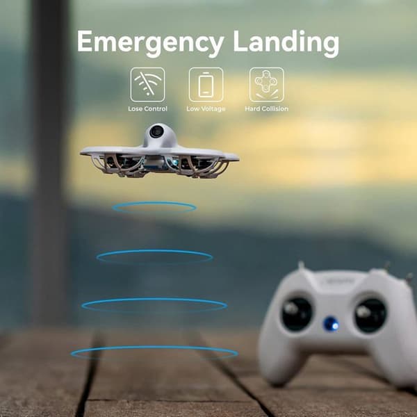 Dron - BETAFPV - Cetus Pro - FPV RTF - Höjdhållning - Nödnedstigning - Sköldläge Vit