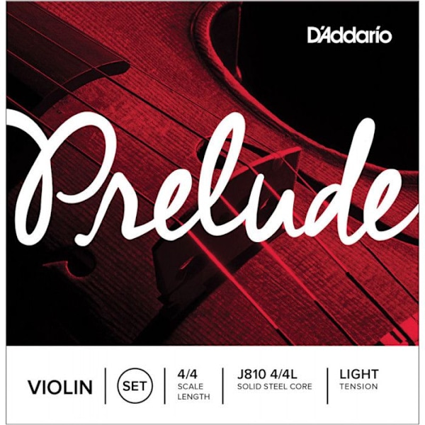 D'Addario Prelude Violin String Set 4/4 Light Gauge Import Storbritannien