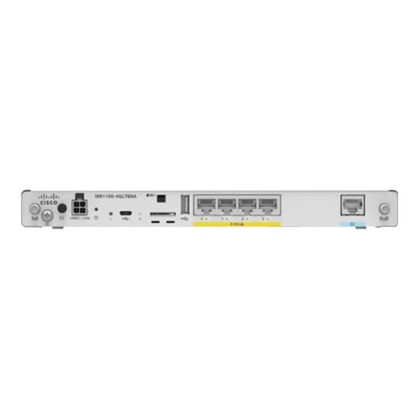 Cisco ISR1100 Series Eth LAN/WAN 4G Ram 4-Port Wifi Router - grå - TU Grå