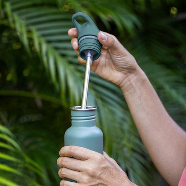 Gourde Inox 355 ml sportlock leopardmönster - KLEAN KANTEEN leopardmönster