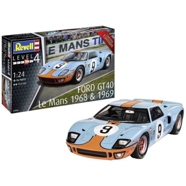 Modellbil - REVELL - Ford GT 40 Le Mans 1968