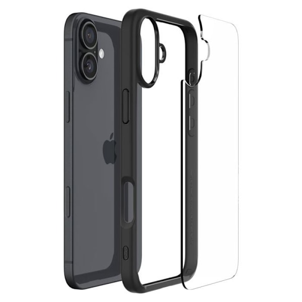 Spigen Ultra Hybrid - Skal för iPhone 16 (mattsvart) Matte svart