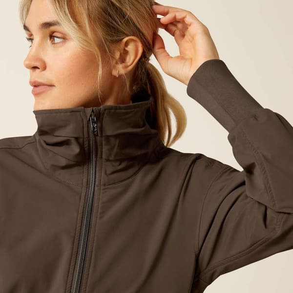 Vattentät ridjacka dam Ariat Estrade Softshell banyanbark jag