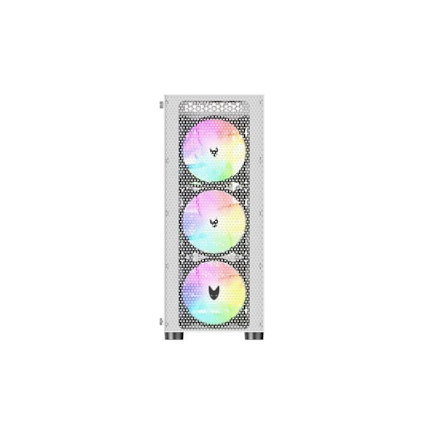 PC-fodral - Överstål sidopaneler - NAT-OV-CS-AZURITE-W