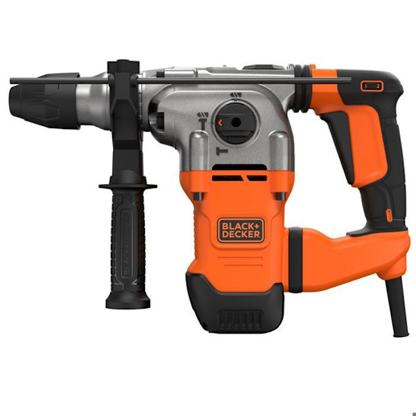 Kombihammare - BLACK + DECKER - BEHS03K-QS - 1250 Watt - 3,7 Joule - SDS-Plus Orange