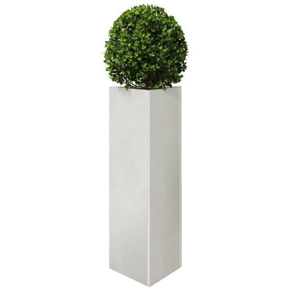 vidaXL Triangulär kruka 30x26x75 cm rostfritt stål 851151