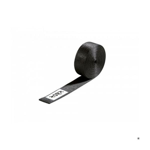 Kwon flätad bälte - svart Svart 240 cm