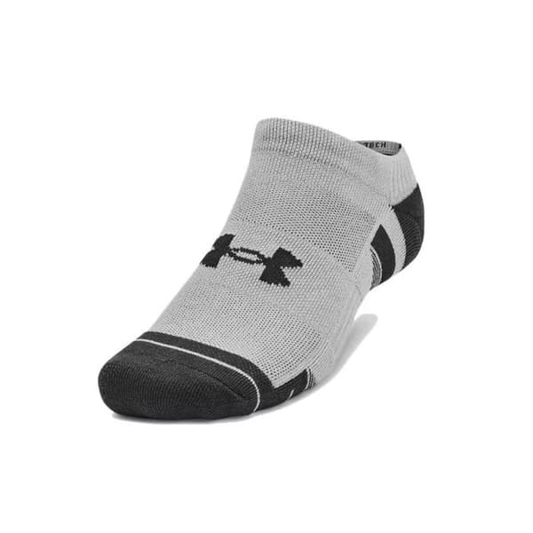 3-pack Under Armour PERFORMANCE Tech NS strumpor grått och vitt XL