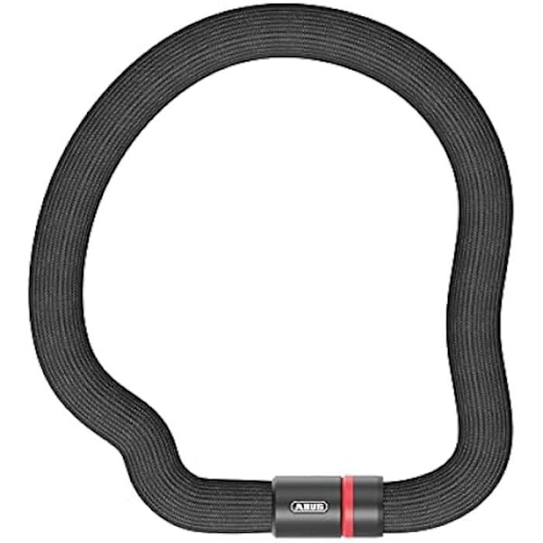 Kedja för cykellås - ABUS - Goose Lock 4204K - Härdat stål - 4 mm tjock - 110 cm lång Svart