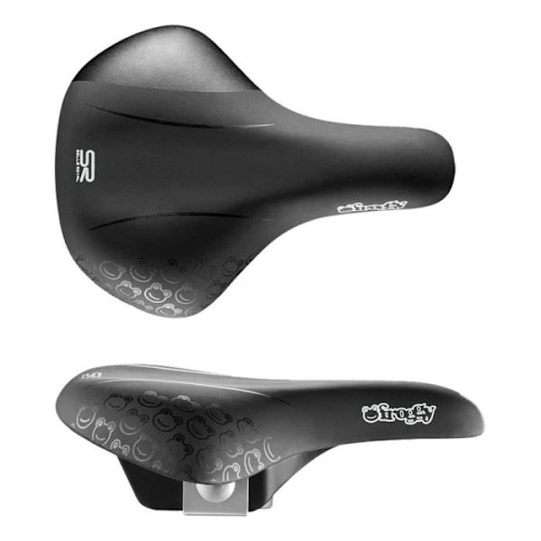 SELLE ROYAL Froggy Junior barnsadel - Handgjord - Foam Matrix - ICS-system - Utan skenor - Svart