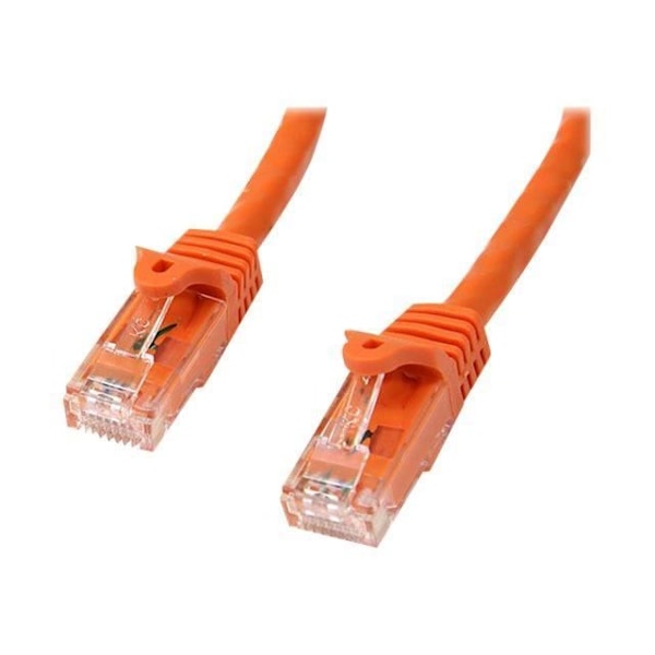 Anslutningskabel - StarTech.com - Cat 6 - 15.2 m - Orange - UTP - Moldad utan krok