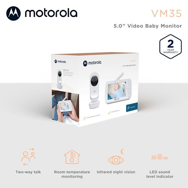 Babytelefon - babylyssnare Motorola plantskola - VM 35