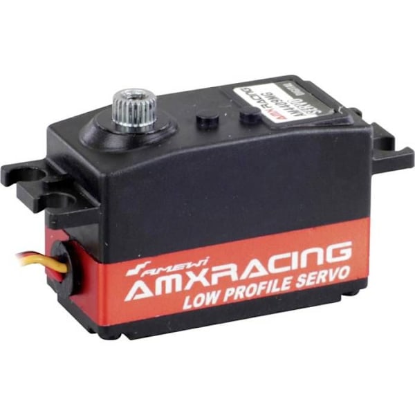 Amewi Low-Profile Servo AMXRacing AM4409MG Low Profile analogt drivmaterial: metall