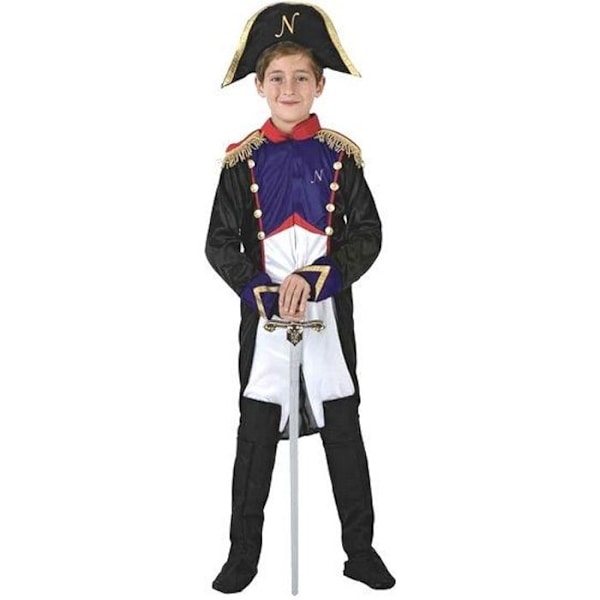 Napoleon kostym för pojkar - Märke - Modell - Barn - Svart - Tunika, byxor, tricorn, over-boots
