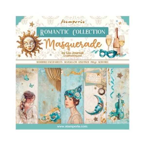 Papier Soie Maskerad 10 ark