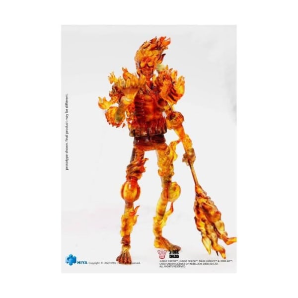 Hiya Toys - 2000 AD - Figur 1/18 Utsökt Mini Judge Fire 11 cm