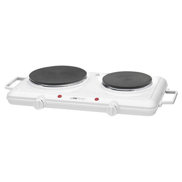 Dubbel kokplatta 2500W Clatronic DKP 3583 Vit Vit