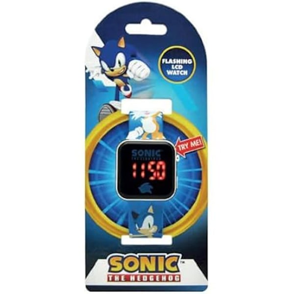 Sonic LED Watch - Barnlicens - SNC4198M - Vattentät - Kvarts - LED