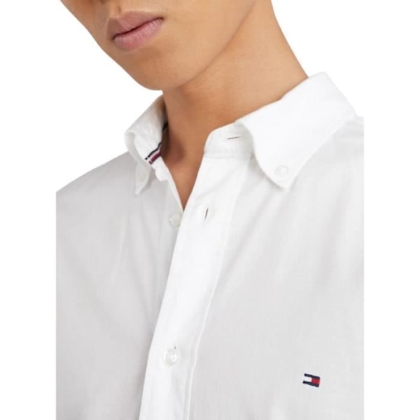 Tommy Hilfiger Core Flex vit skjorta för män Vit jag