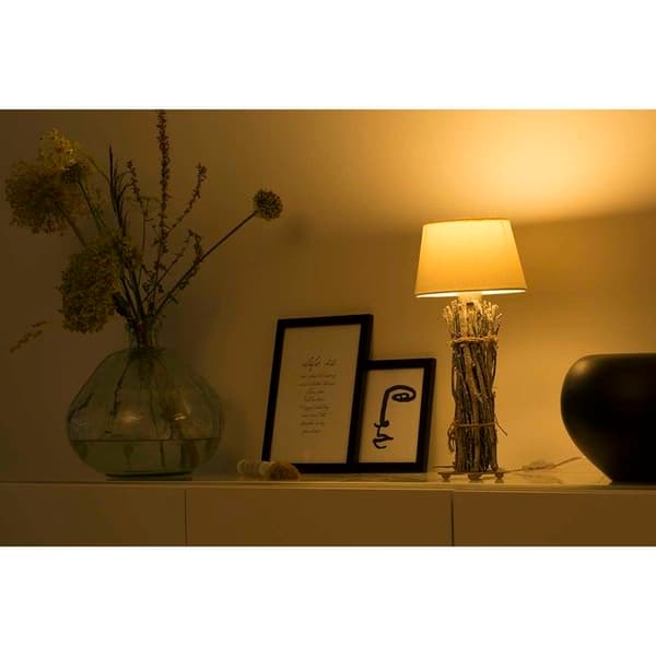 LED-lampa - ALECTO - SMARTLIGHT110 - 7W - Wi-Fi - Dimbar - E27 Vit