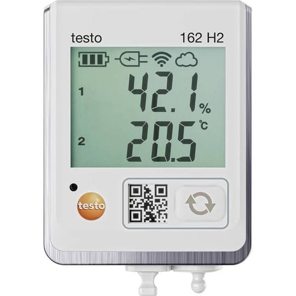 testo 0572 1625 162 H2 Multifunktionell datalogger Mätvärde temperatur, luftfuktighet stöd mu