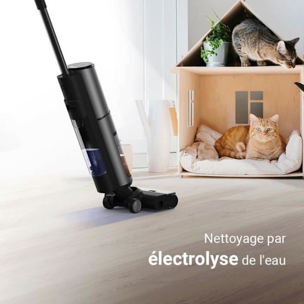 3-i-1-stavdammsugare - EZVIZ - RH2 - 200 W - 80 dB - HEPA-filter - 850 ml Grå och svart