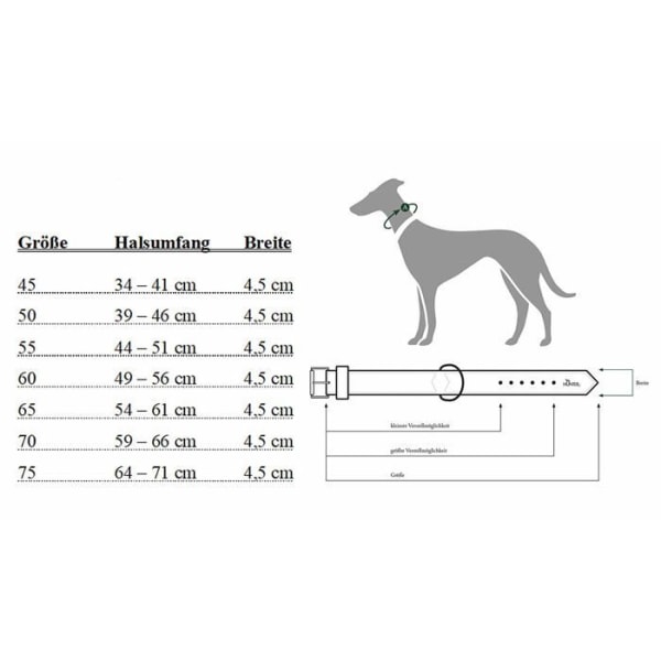 Hunter Collar - 64114 - Reflekterande neoprenkrage 54-61 cm 45 mm röd