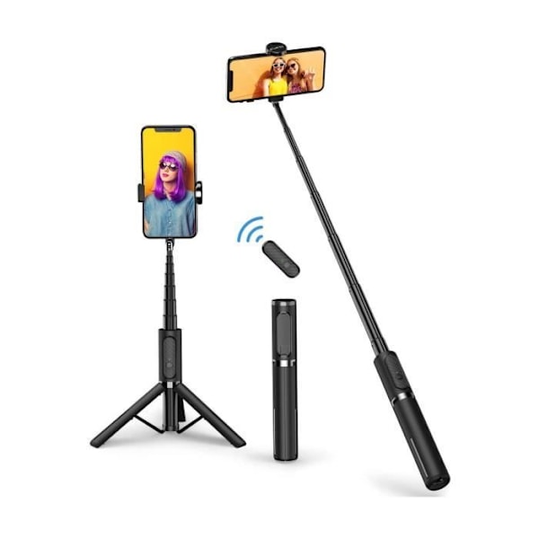 ATUMTEK Stativ selfiestick med Bluetooth-fjärrkontroll Ref ATSS002
