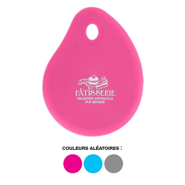 Racleur poêle - Lily cook - Corne de Pâtissier - Silicone - Grå - 100 mm x 127 mm Grå