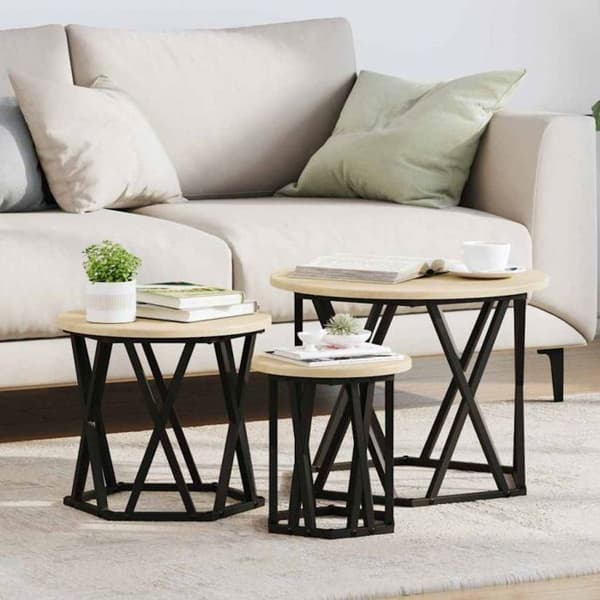 Ställbar bordset Vidaxl - 868256