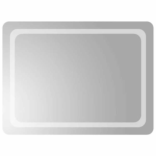 vidaXL LED badrumsspegel 80x60 cm 151787