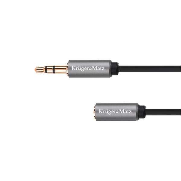 Ljudförlängning Jack 3,5 mm Kruger&Matz Basic | 3m | Stereo Hane-Hona