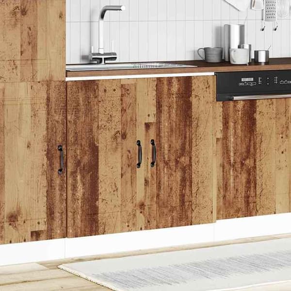 vidaXL Underskåp för diskho Kalmar svart 80x46x81,5 cm engineeringträ, köksunderskåp, köksunderskåp med 853455