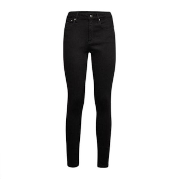 Höga skinny jeans - G-Star - 3301 High - Färg pitch black - Dam - Bekväm kolsvart 29/30
