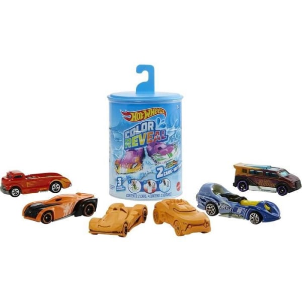 Toy - MATTEL - Hot Wheels Pack 2 Color Reveal Vehicles - Flerfärgad - Blandat - Från 3 år