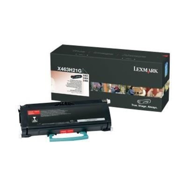 Tonerkassett med hög kapacitet för Lexmark X463de, X464de, X466de, X466dte, X466dwe - Svart