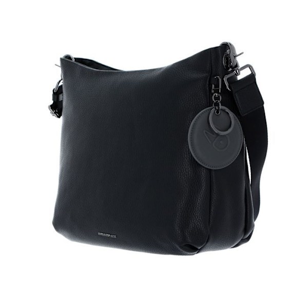 Axelväska - MANDARINA DUCK - Mellow Leather Crossover - 100% läder - Svart - 34x26x5 cm svart