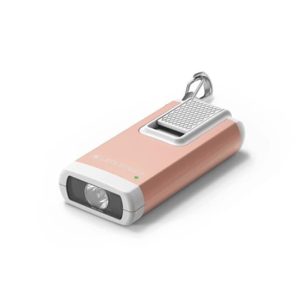 Nyckelring LED Torch K6R Golden Uppladdningsbar USB-integrerad LedLenser - 400 Lumen - 80 m belysningsavstånd - 10 timmars autonomi