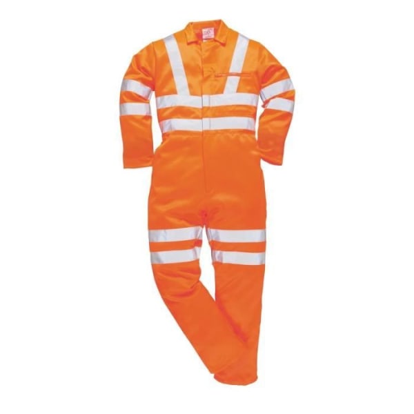 Portwest Polycotton GO/RT Hi-Vis overall - Orange Orange XS