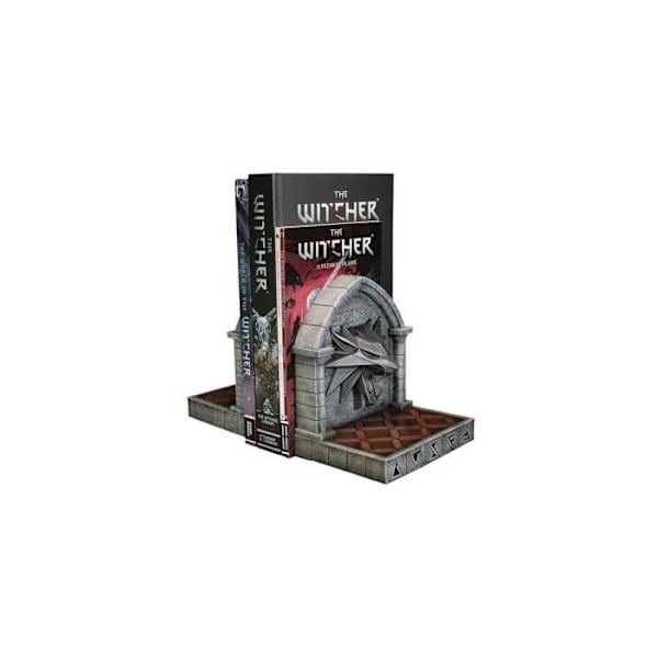 Bokstöd - DARK HORSE - The Witcher 3: Wild Hunt - The Wolf 20 cm - Vit