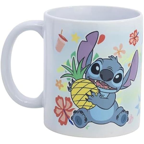 Mugg - STOR - Sublim - 325 ml - Originala mönster - Utan BPA Vit